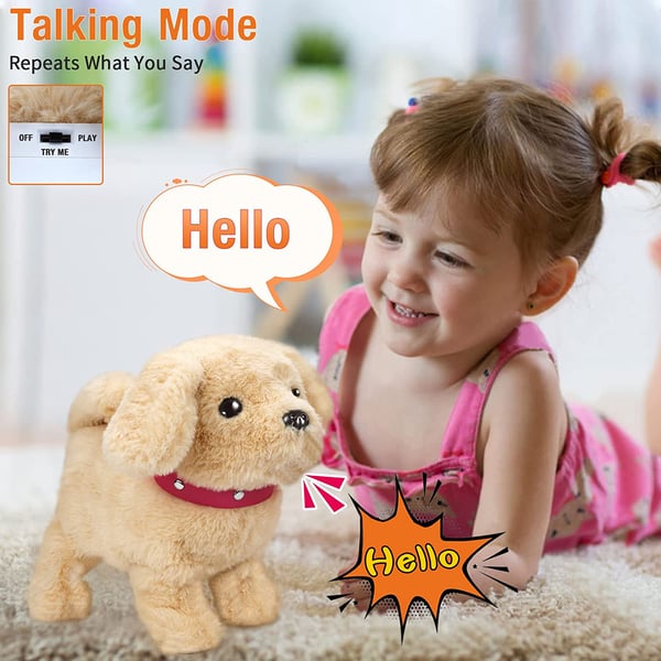 Waggopal – Interactive Plush Dog for Kids – Lifelike Movements & Touch Response