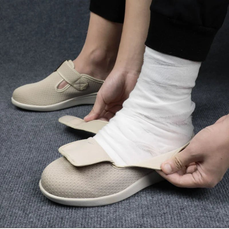 STEPWELL – supportive adjustable slippers designed for elderly everyday comfort and stability 5