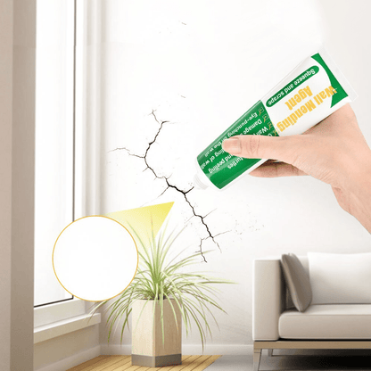 Wall Repair Cream Set – Quick Drying 100g White Cream for Cracks, Stains, Holes with Scraper and Mouthpiece Extension-1