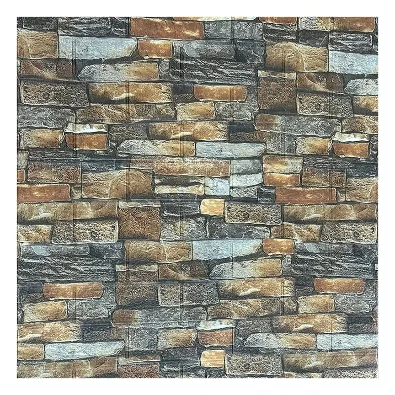 WALLFORM – Papel tapiz con patrón de ladrillo 3D de espuma