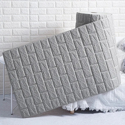 WALLFORM – Carta da parati con motivo mattoni 3D in schiuma