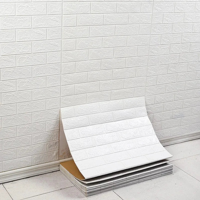 WALLFORM – Carta da parati con motivo mattoni 3D in schiuma