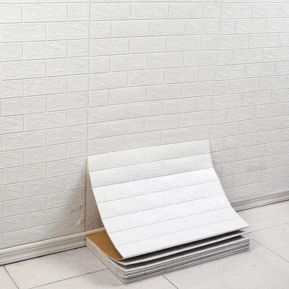 WALLFORM – Carta da parati con motivo mattoni 3D in schiuma