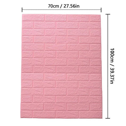 WALLFORM – Carta da parati con motivo mattoni 3D in schiuma