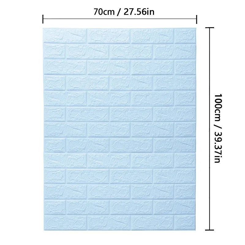 WALLFORM – Carta da parati con motivo mattoni 3D in schiuma
