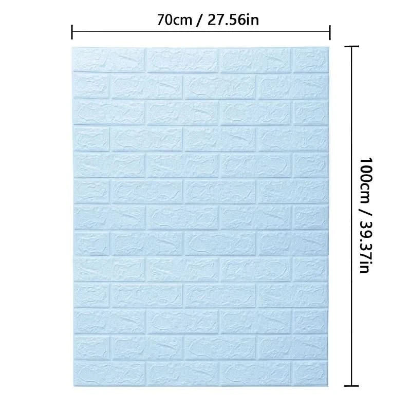 WALLFORM – 3D Foam Brick Pattern Wallpaper