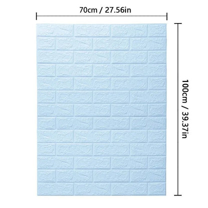 WALLFORM – Carta da parati con motivo mattoni 3D in schiuma