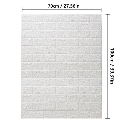 WALLFORM – Carta da parati con motivo mattoni 3D in schiuma