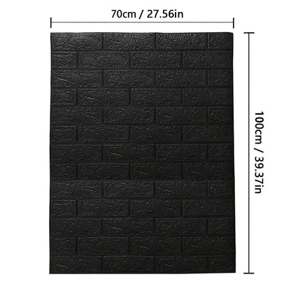 WALLFORM – Carta da parati con motivo mattoni 3D in schiuma
