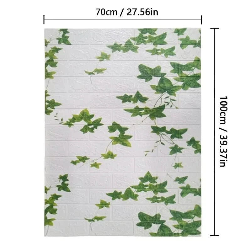 WALLFORM – Papel tapiz con patrón de ladrillo 3D de espuma