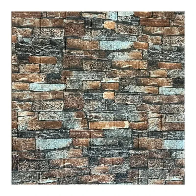 WALLFORM – Papel tapiz con patrón de ladrillo 3D de espuma