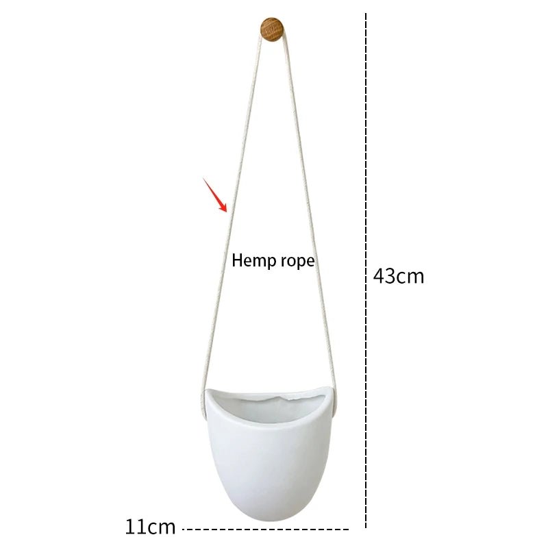 WALLORA – Elegant Wall-Mounted Planter for Space-Saving Green Decor