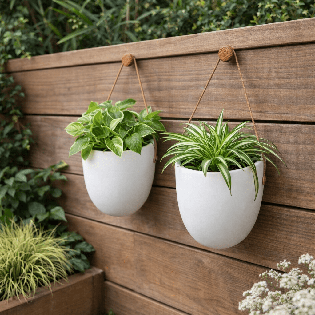 WALLORA – Elegant Wall-Mounted Planter for Space-Saving Green Decor