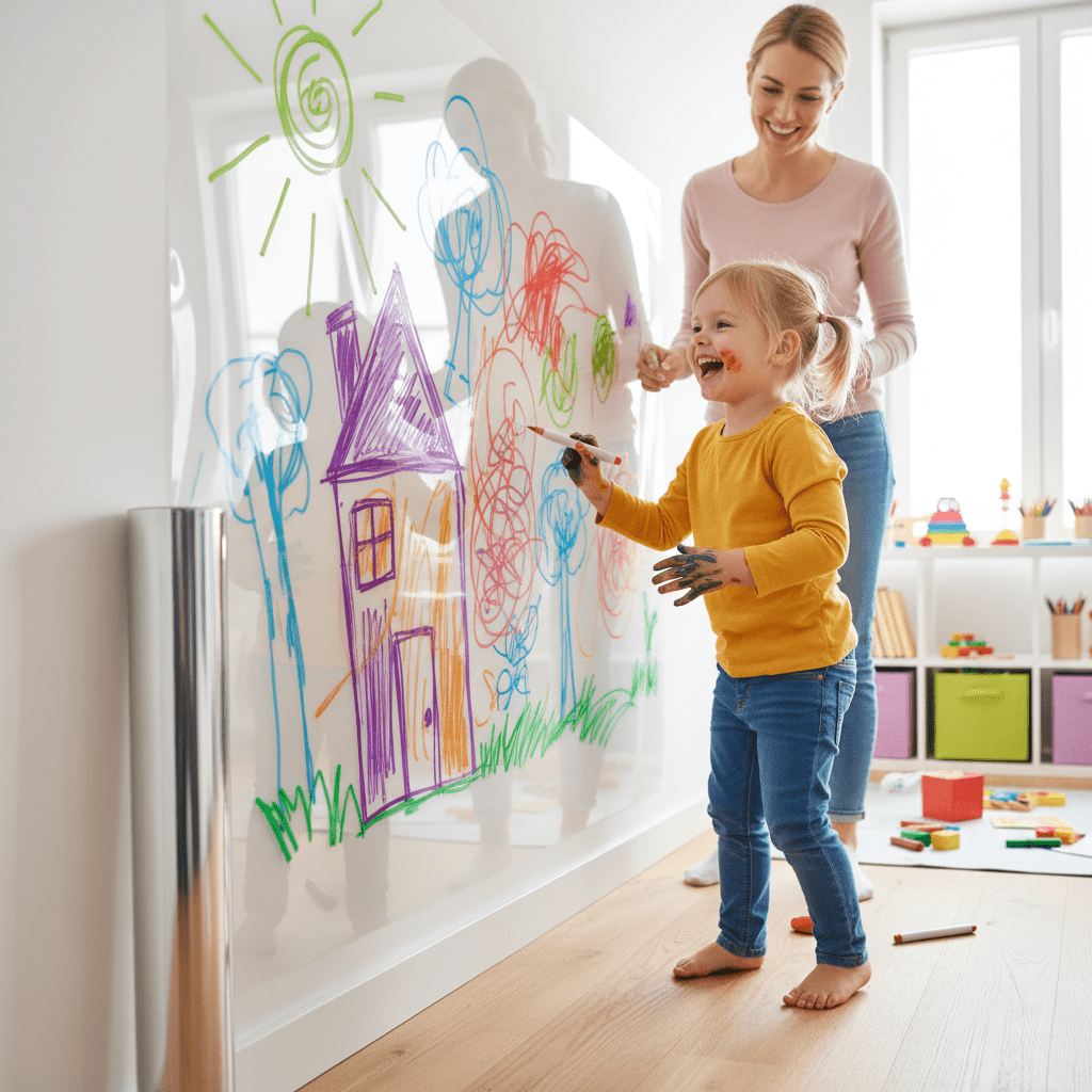 WALLSHIELD-KALVO – Läpinäkyvä seinäsuojakalvo sähköstaattisella tarttuvuudella