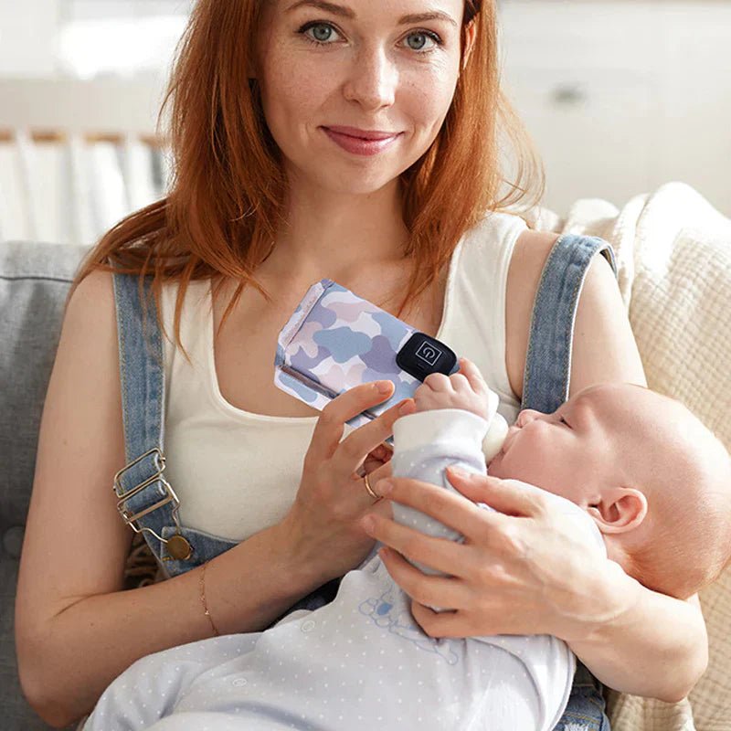 Warmgo USB-Flaschenwärmer - tragbarer Babyflaschenwärmer für die Heizung unterwegs