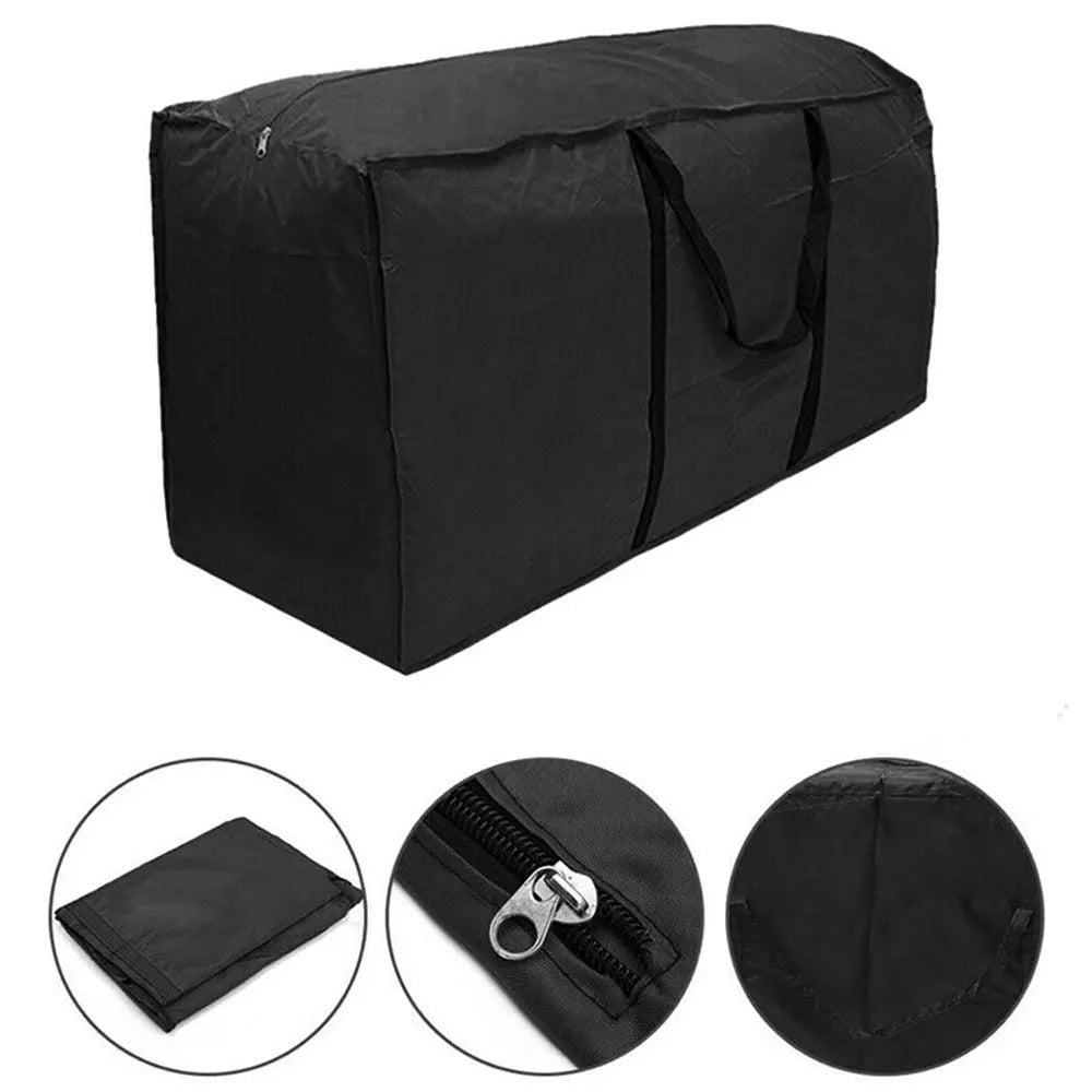 Sac de rangement imperméable pour meubles de jardin - Tissu Oxford 210D très résistant - Housse d'extérieur résistante aux UV et indéchirable