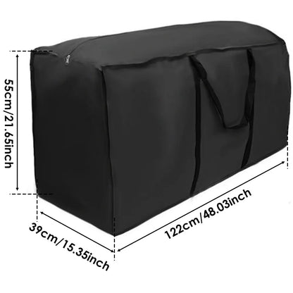 Sac de rangement imperméable pour meubles de jardin - Tissu Oxford 210D très résistant - Housse d'extérieur résistante aux UV et indéchirable