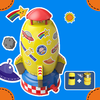 WaterRocket - Razzo d'acqua per bambini con attacco per tubo da giardino