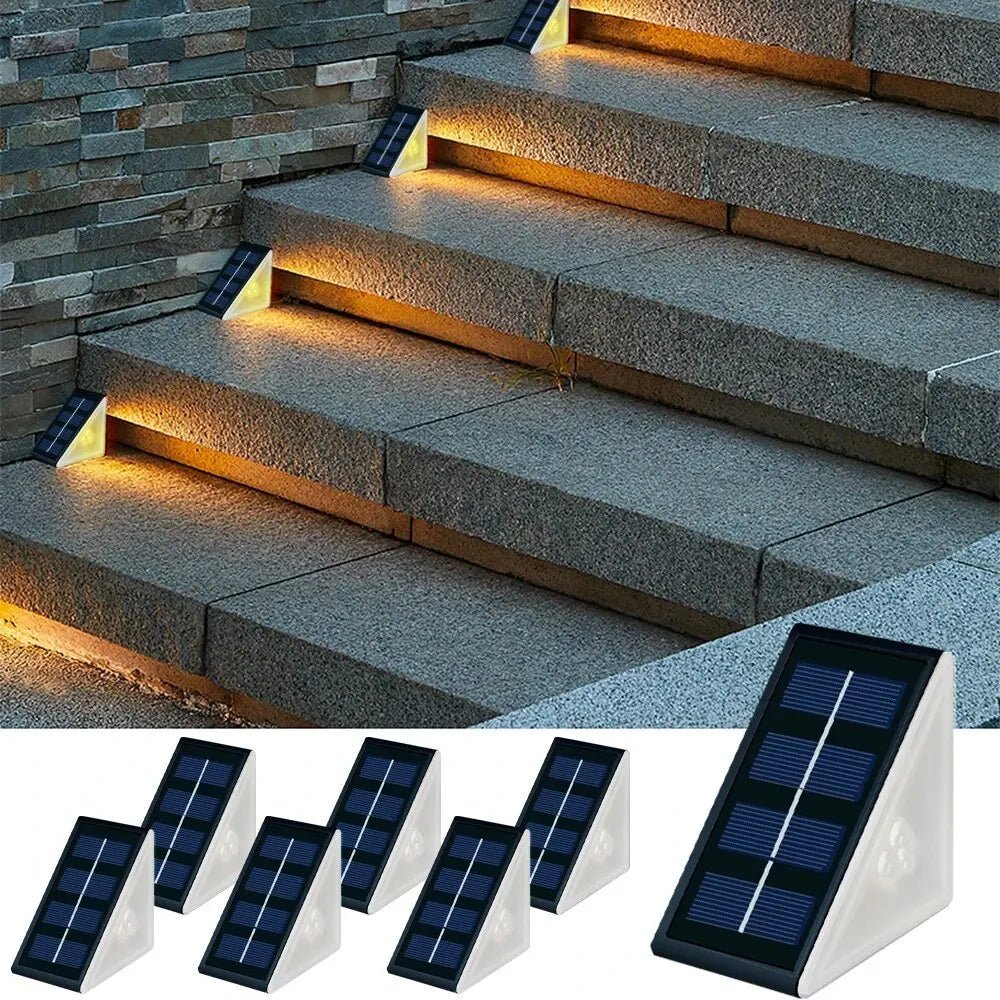 WAYSAFE – Solar Step Lights for Outdoor Pathways & Gardens