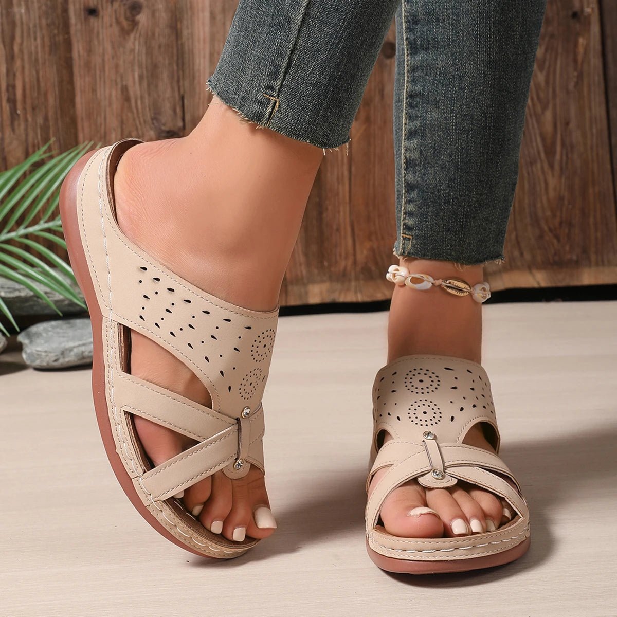 CALYSTEP – women’s orthopedic platform wedge sandals designed for stylish posture support and all-day comfort 1