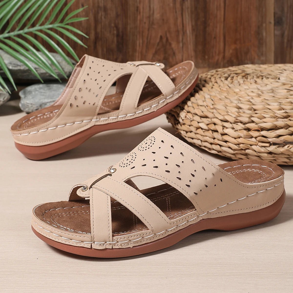 CALYSTEP – women’s orthopedic platform wedge sandals designed for stylish posture support and all-day comfort 3