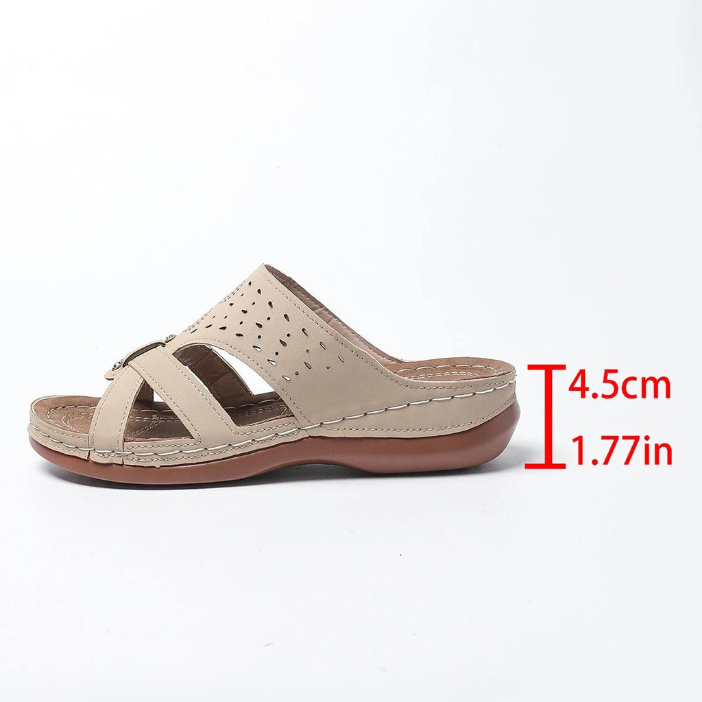 CALYSTEP – women’s orthopedic platform wedge sandals designed for stylish posture support and all-day comfort 4