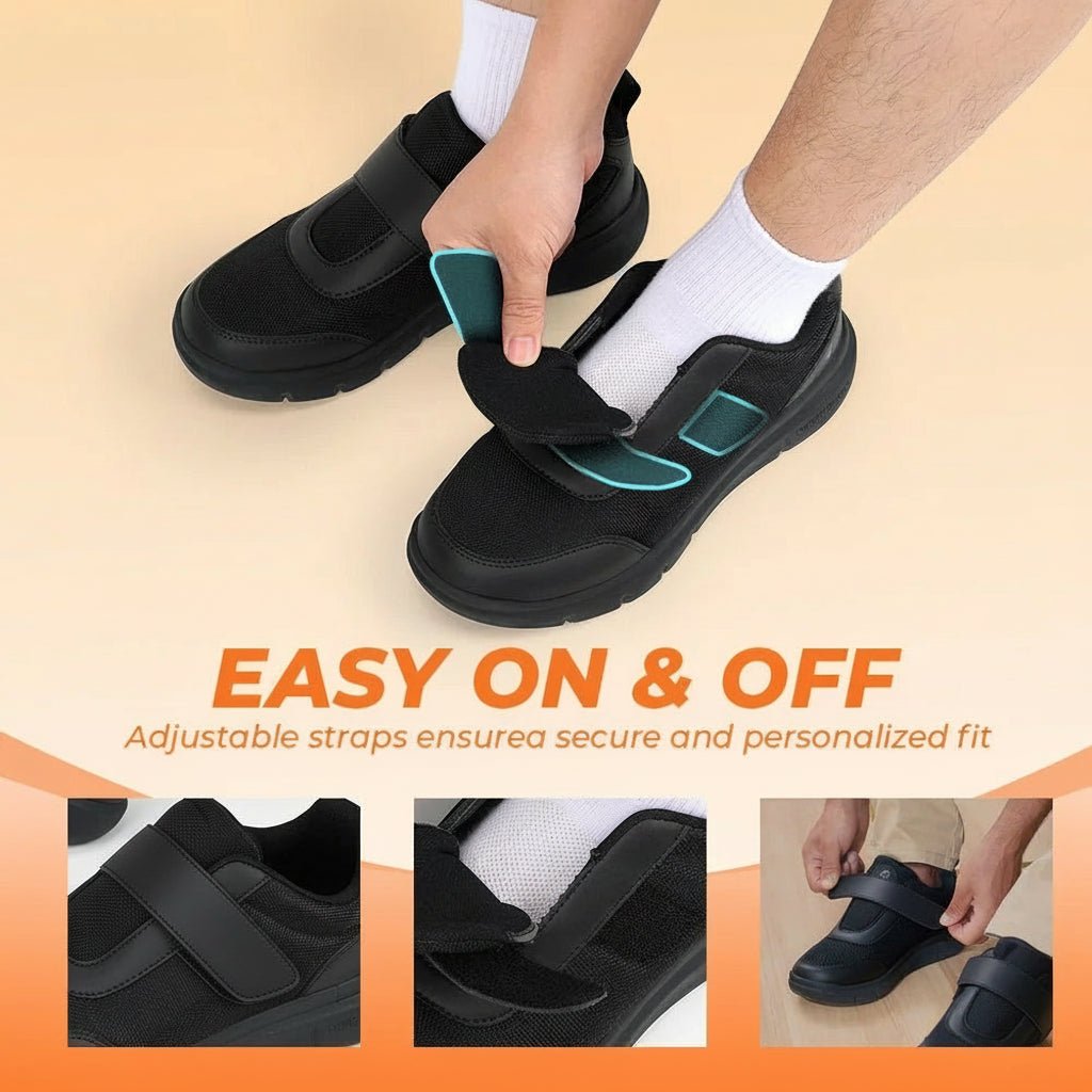 ORTHOMEN – Extra Wide Diabetic Shoes for Men with Orthopedic Comfort 3