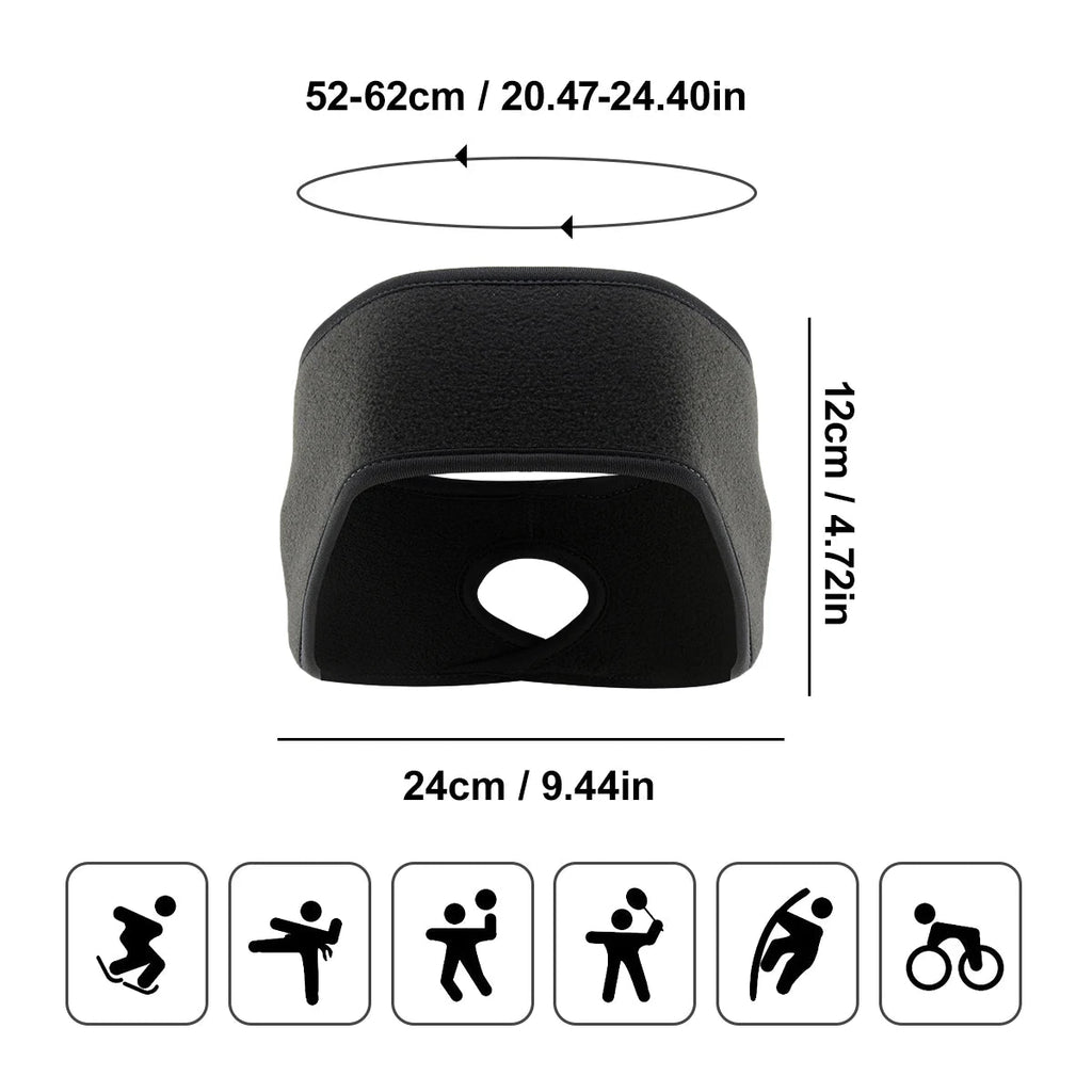 WINTERBAND – Stylish Windproof Ear Warmer Headband for Outdoor Sports Performance 4