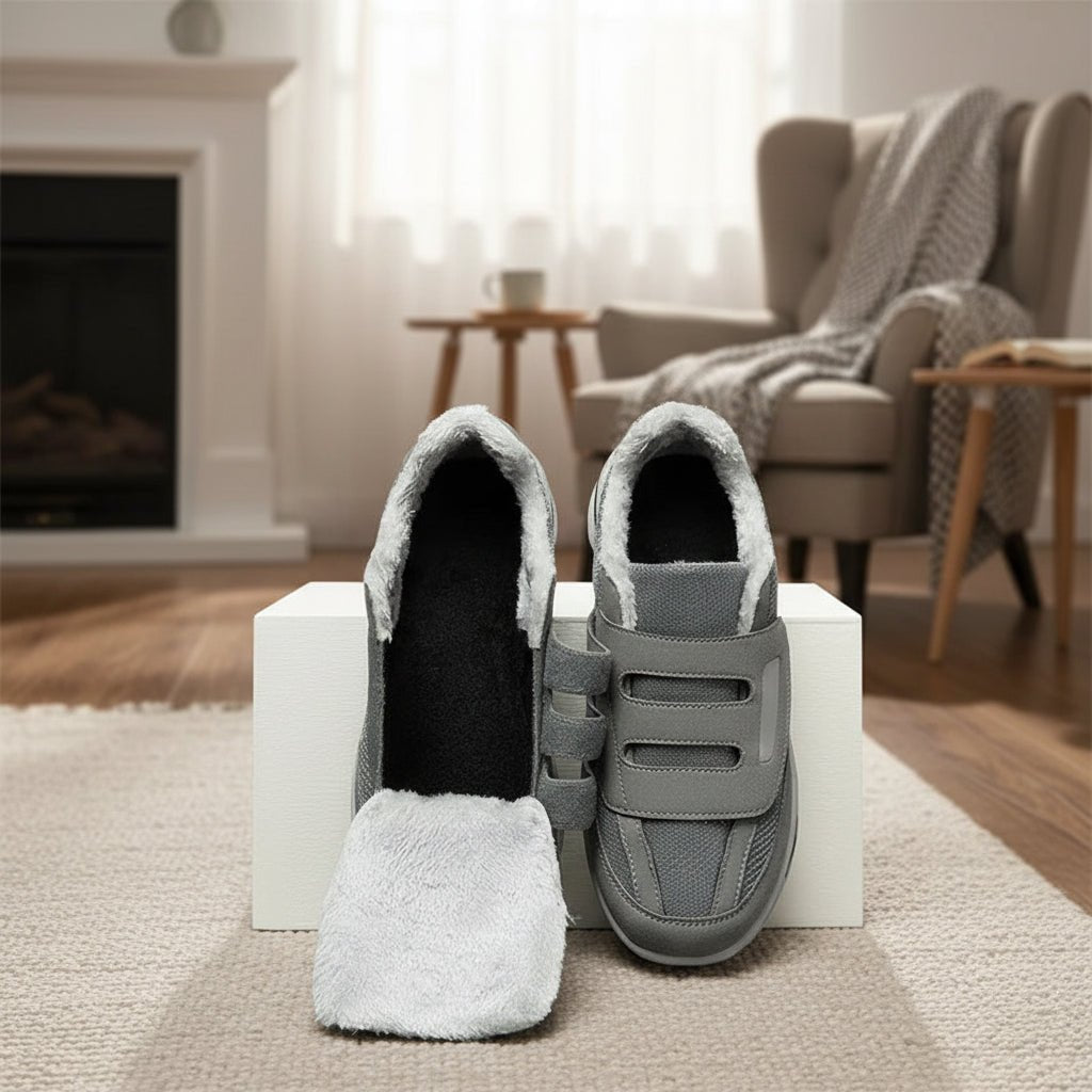 COLDRELIEF – Warm Winter Diabetic Shoes with Wide Toe Box for Foot Swelling 0