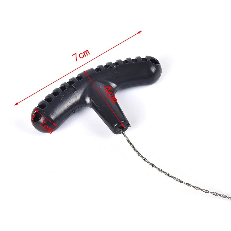 Portable Steel Wire Saw - Compact Survival Tool for Camping & Hiking 4