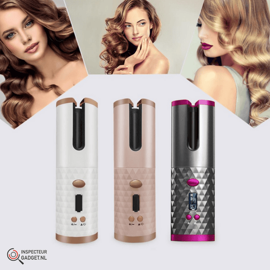  Wireless hair styler - professional curly lure styling without cable, portable, safe, with ceramic tube-1