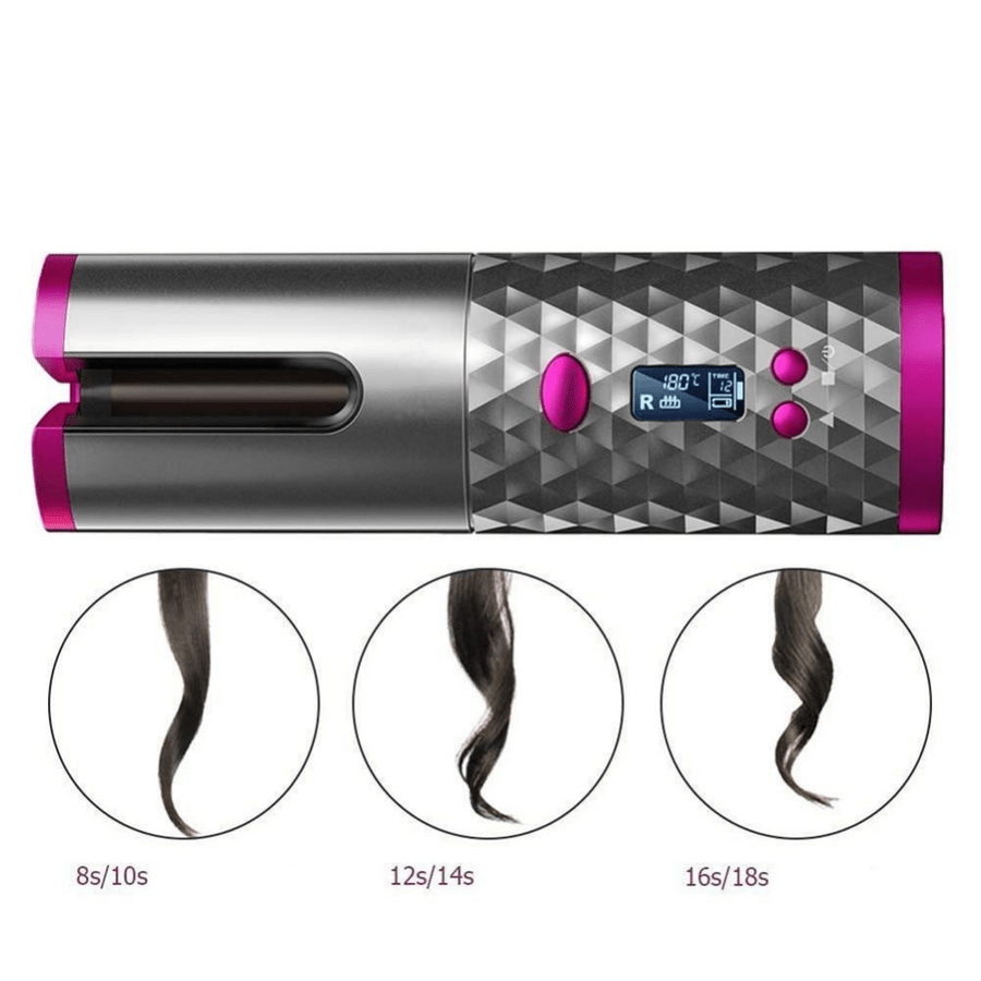 Wireless hair styler - professional curly lure styling without cable, portable, safe, with ceramic tube-5