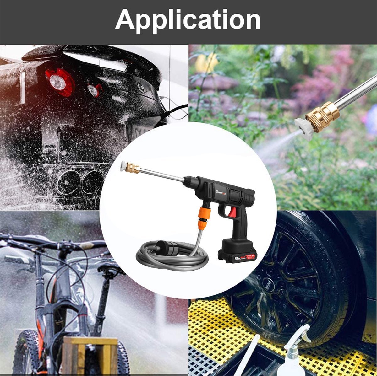 Wireless High-Pressure Cleaner with 12000mAh Battery – Versatile Outdoor Cleaning Tool with Multiple Spray Patterns-3