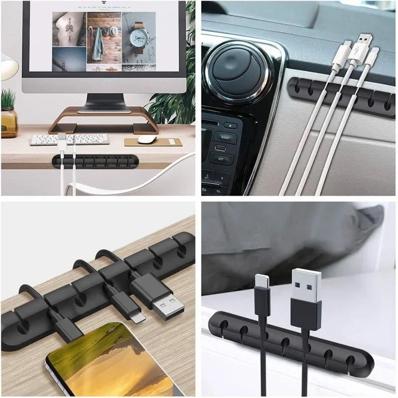 CABLEFIX – Silicone Cable Organizer for Desk, Effective Cable Management Solution 4