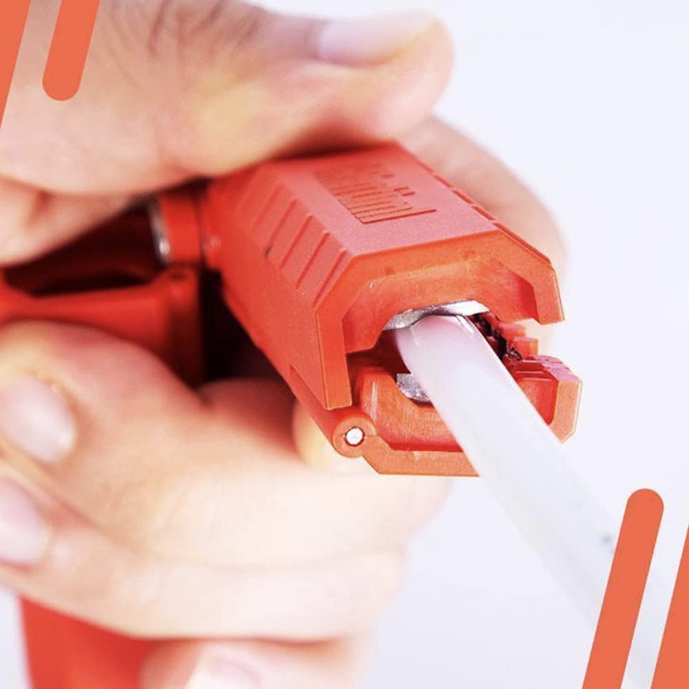 Universal Wire Stripping Tool with Six Blades for Easy Cable Dismantling – Durable Plastic and Steel for Various Wire Sizes-4