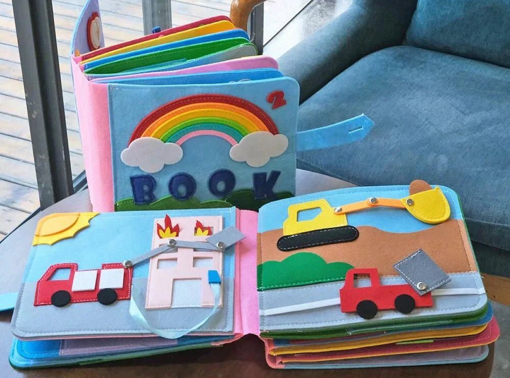 WonderBook Montessori Learning Book – 16 Interactive Stories for Creative, Screen-Free Learning Ages 2–5
