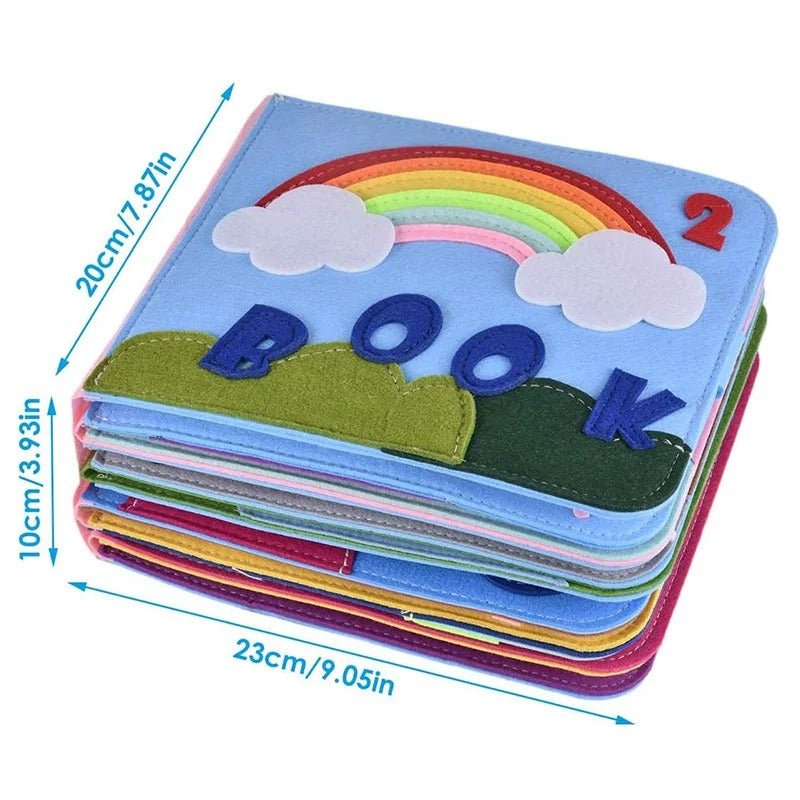 WonderBook Montessori Learning Book – 16 Interactive Stories for Creative, Screen-Free Learning Ages 2–5