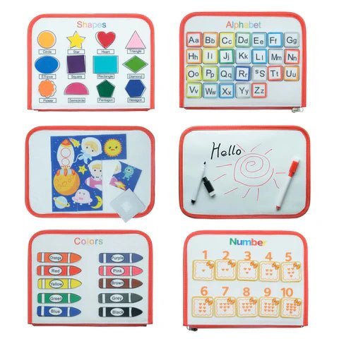 Wonderfolio - Montessori-inspiriertes Lernbuch für Kleinkinder mit sensorischen Aktivitäten