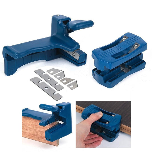 Wood Edge Trimming Tools Set - Adjustable Double-Sided Cutter for Clean Edges on Wood Panels-1