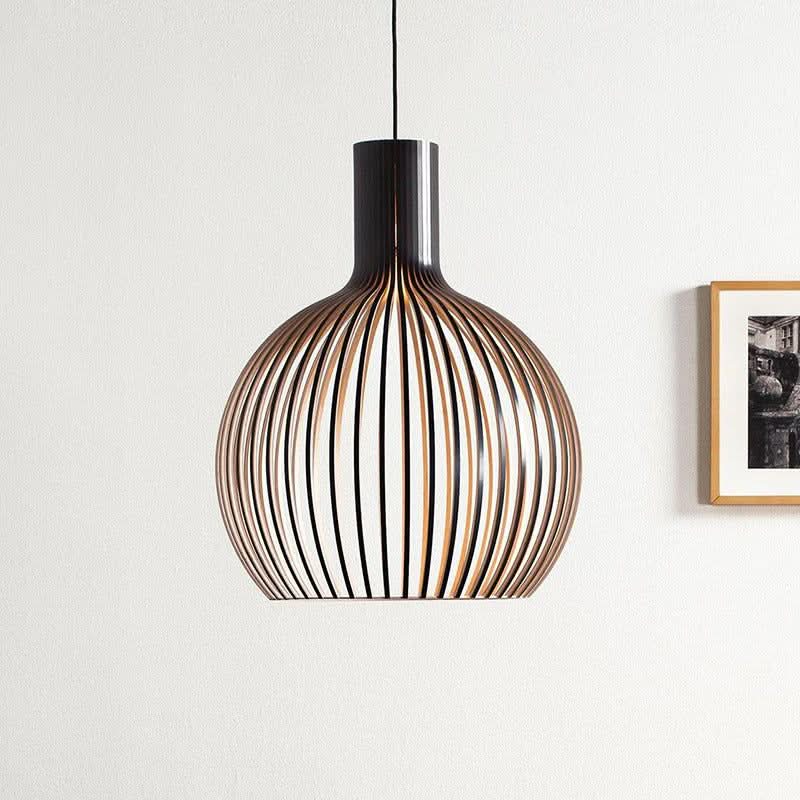Woodart Pendant - handmade wooden pendant lamp for warm ambience 4
