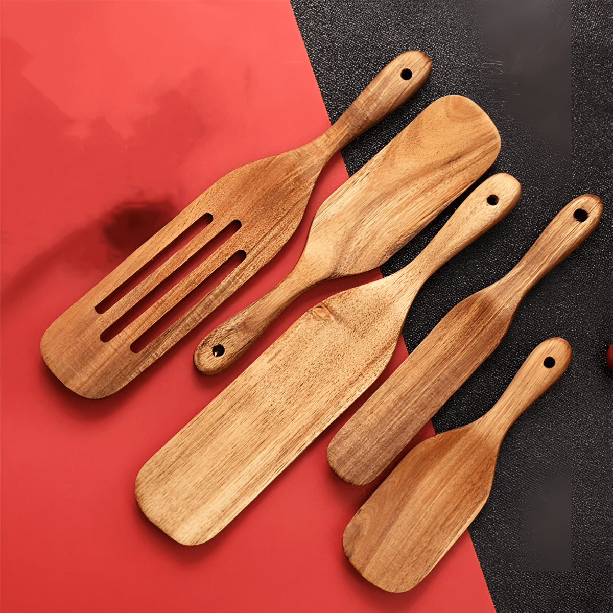  Woodease Teak Kitchen Set - Sustainable & Durable for any preparation-5