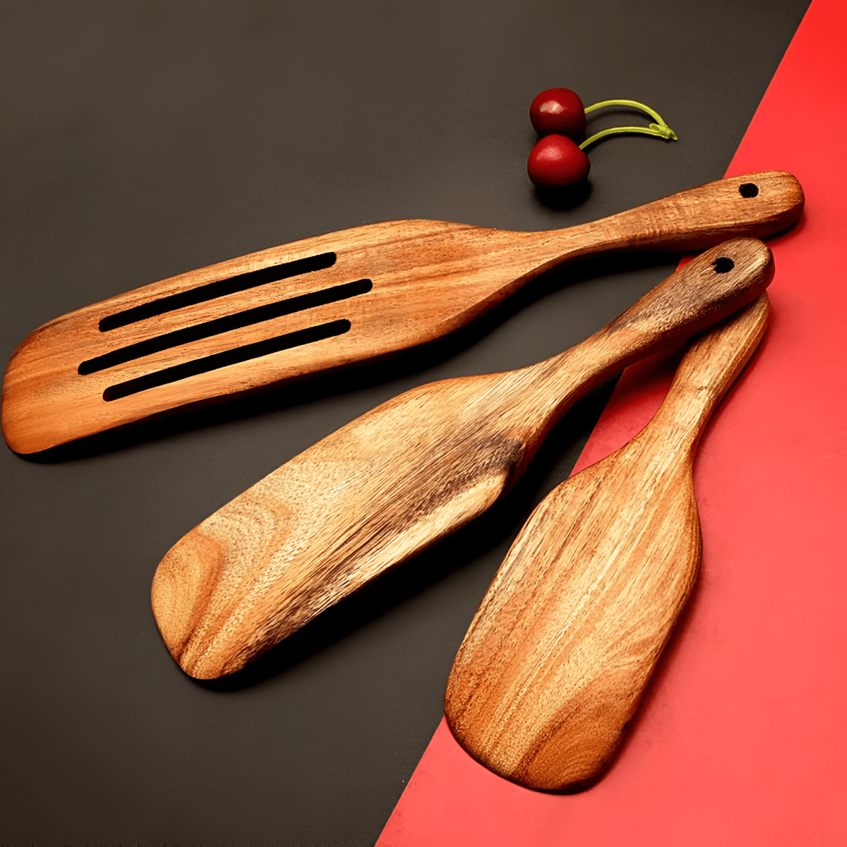  Woodease Teak Kitchen Set - Sustainable & Durable for any preparation-3