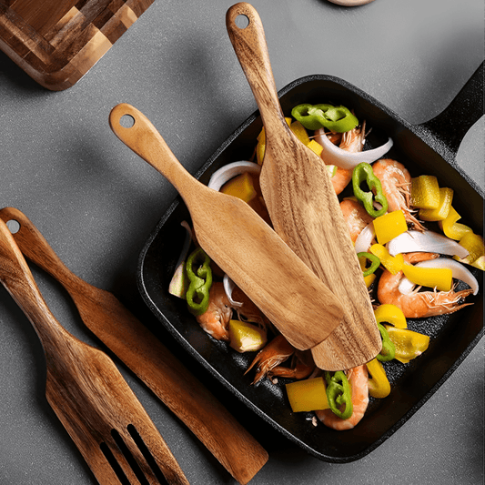  Woodease Teak Kitchen Set - Sustainable & Durable for any preparation-1