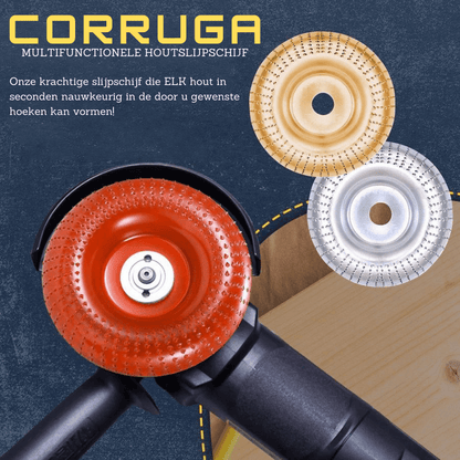 Multifunctional Wood Grinding Wheel – 100mm Steel Attachment for Angle Grinders, Lightweight and Universal Fit-3