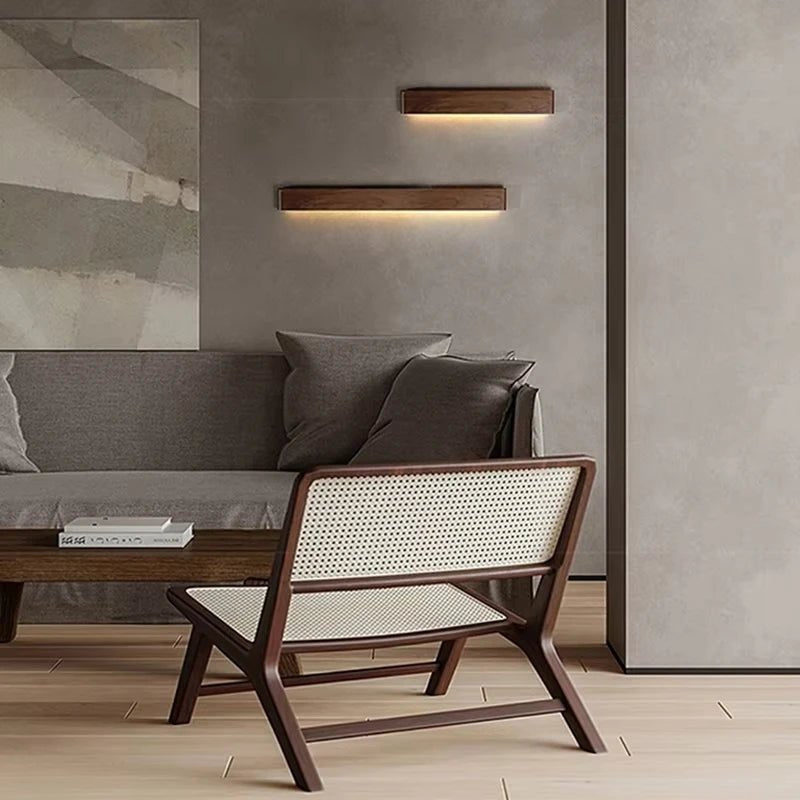 OAKBEAM LED – modern wooden wall lamp with 3 color modes 6