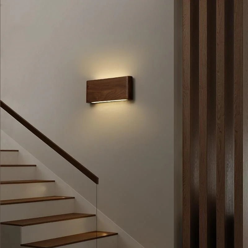 OAKBEAM LED – modern wooden wall lamp with 3 color modes 5