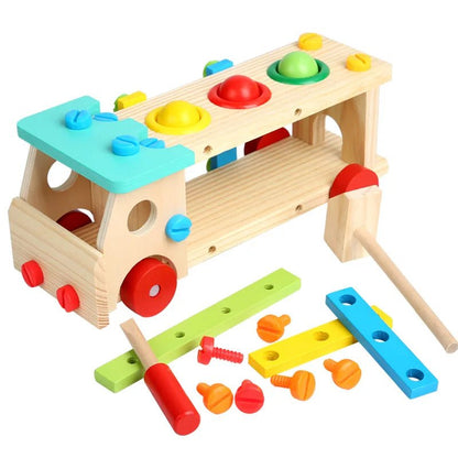 WoodTools – Montessori wooden toolbox to promote creativity and motor skills