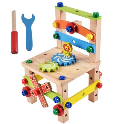 WoodTools – Montessori wooden toolbox to promote creativity and motor skills