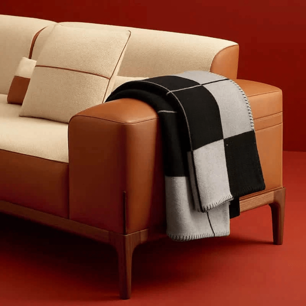 WOOLHAVEN – Elegant Wool Blanket for Cozy Interiors & Soft Comfort 3