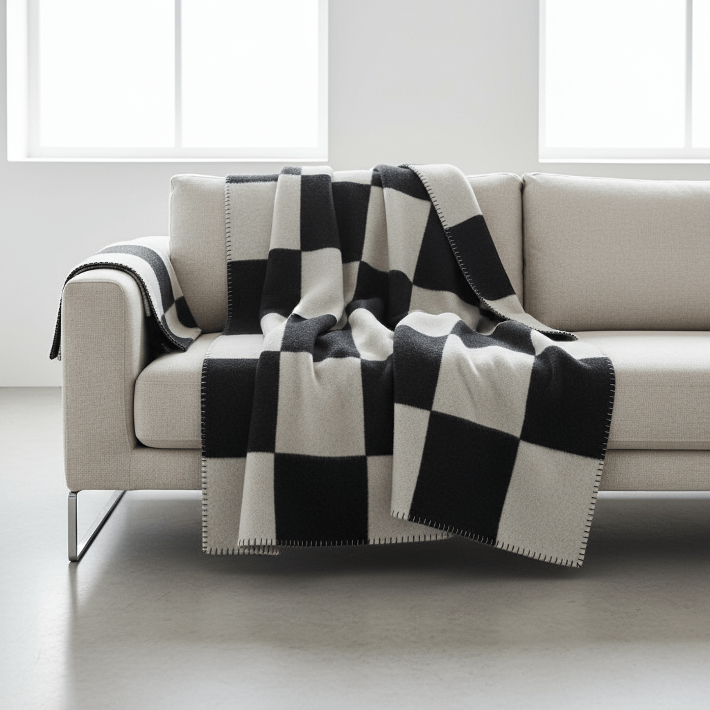WOOLHAVEN – Elegant Wool Blanket for Cozy Interiors & Soft Comfort 0